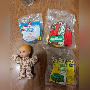 McDonald's POLLY POCKET Ring Happy Meal Toy Holiday 1993 1994 Baby Ring Lil Miss